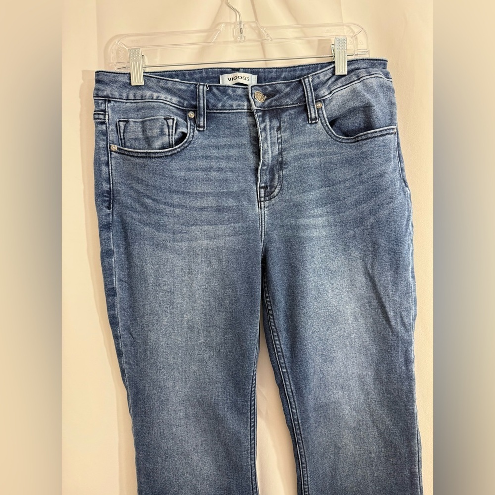Vigoss “Jagger” Mid Rise Boot Cut Jeans With Trouser Hem Size 31 - Picture 6 of 15
